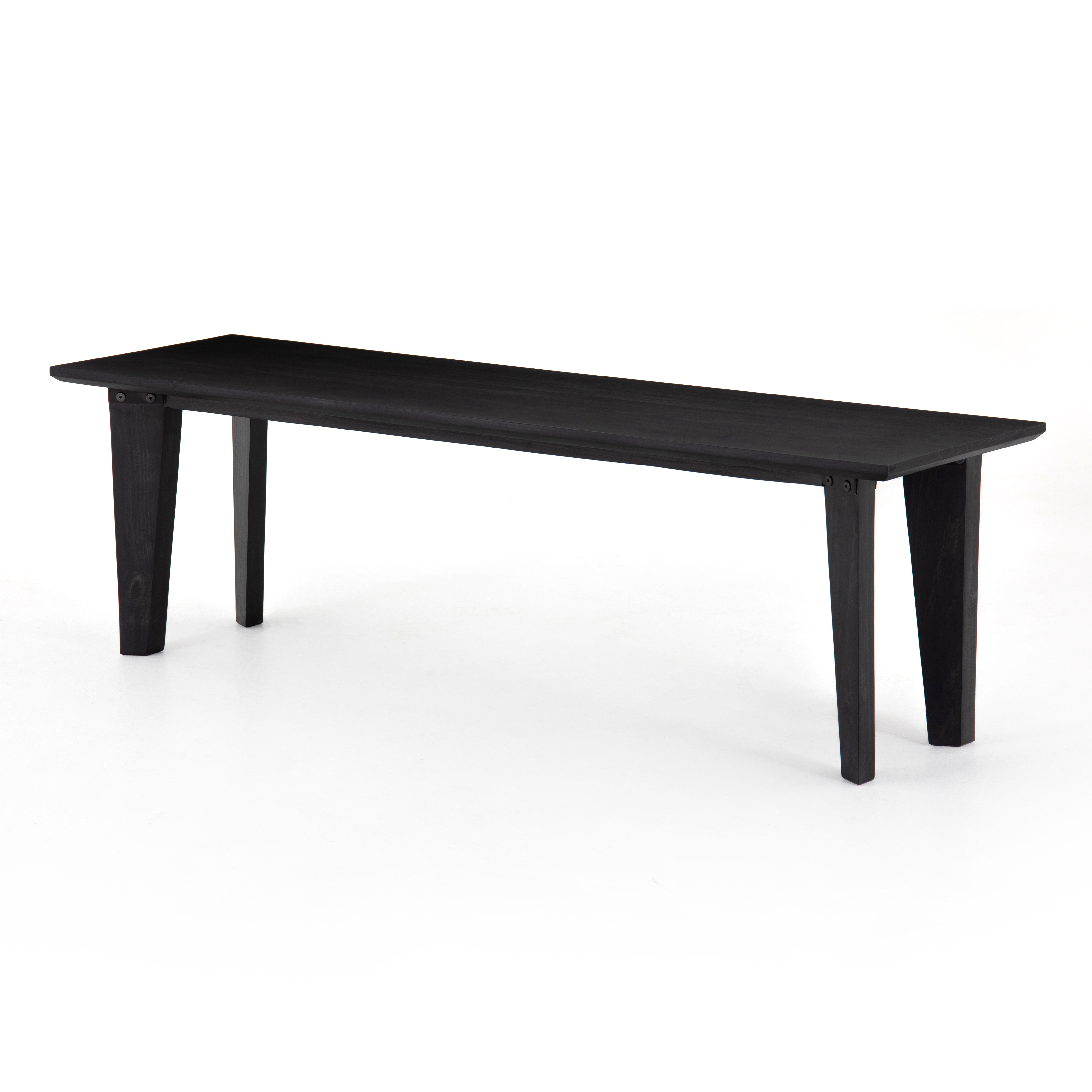 Axel Dining Bench Black Wash Poplar | Scout & Nimble