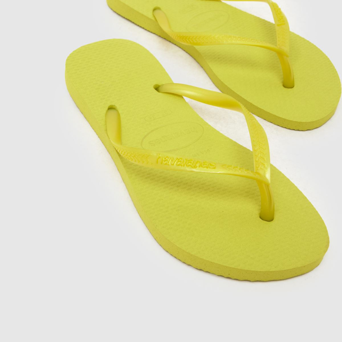 Womens Lime Havaianas Slim Flip Sandals | schuh | Schuh