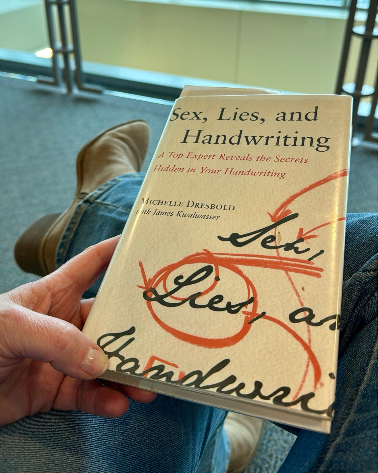 March Book of the Month. Sex, Lies and Handwriting by Michelle Dresbold 

#LTKover40 #LTKmidsize #LTKhome
