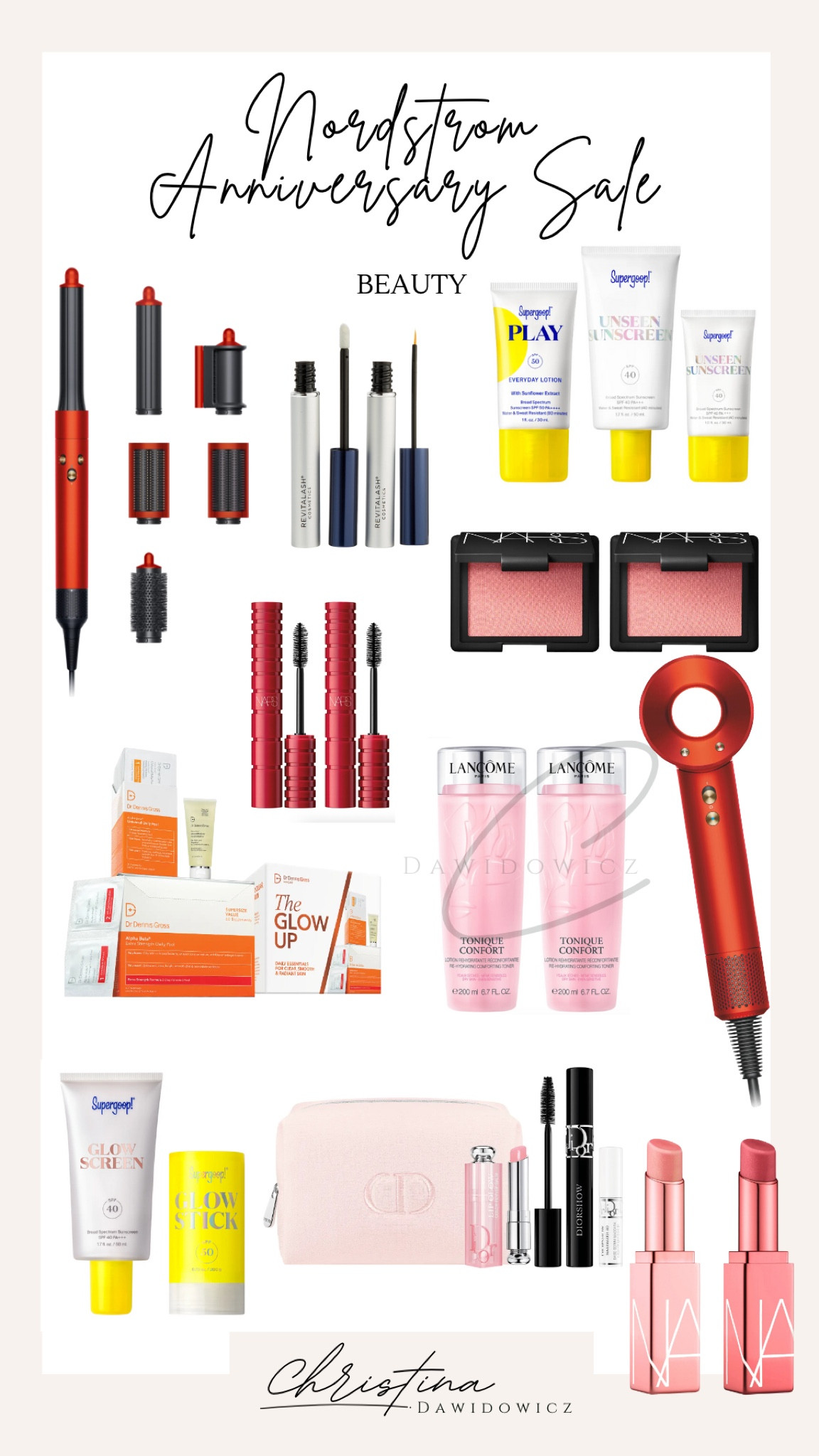 Nordstrom anniversary sale 


Nordstrom sale
Nsale
Nordstrom beauty
Dyson 
Skincare
Nars
Makeup 

Follow my shop @christinaonair on the @shop.LTK app to shop this post and get my exclusive app-only content!

#liketkit #LTKsalealert #LTKxNSale #LTKhome
@shop.ltk
https://liketk.it/4dzgI

#LTKxNSale #LTKbeauty #LTKsalealert