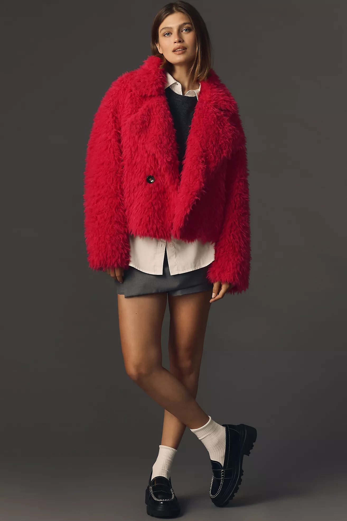 By Anthropologie Faux Fur Jacket | Anthropologie (US)