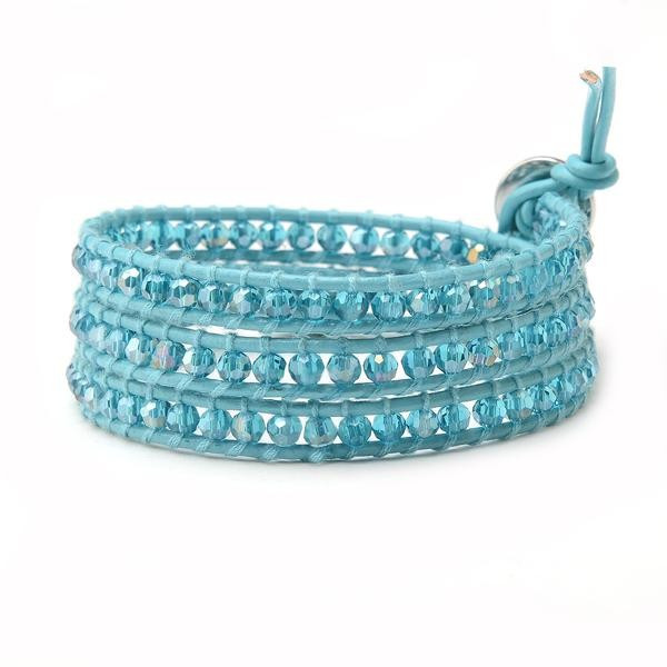 Pacific Blue Crystals on Blue | Victoria Emerson