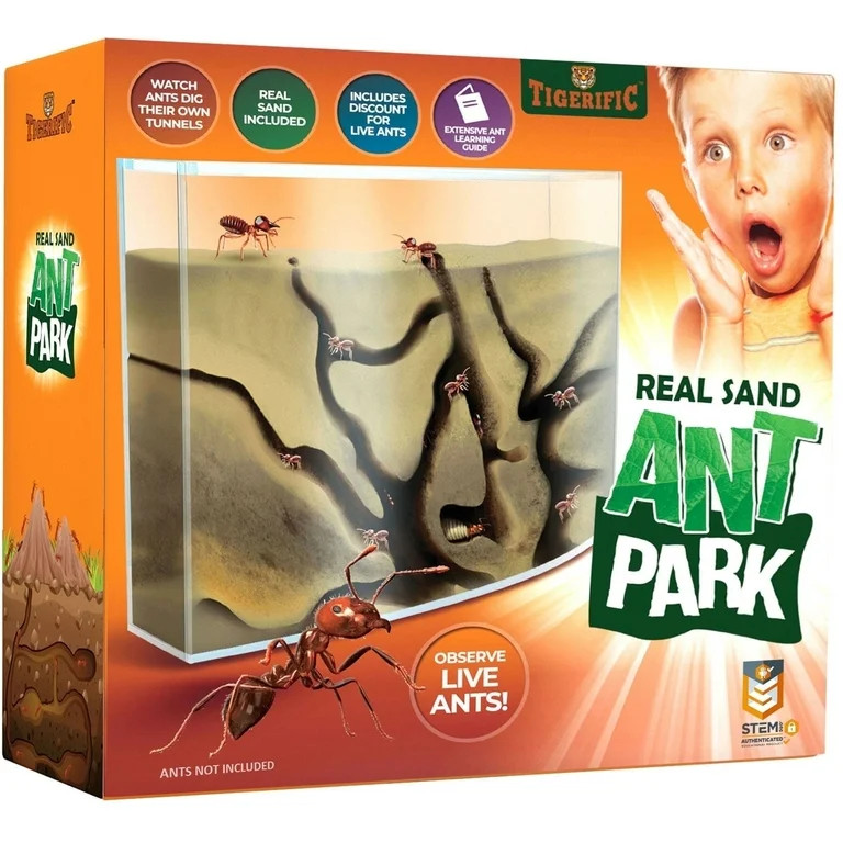 Tigerific Ant Farm for Live Ants – Real Sand Ant Colony Kit for Children – STEM Certified Sci... | Walmart (US)