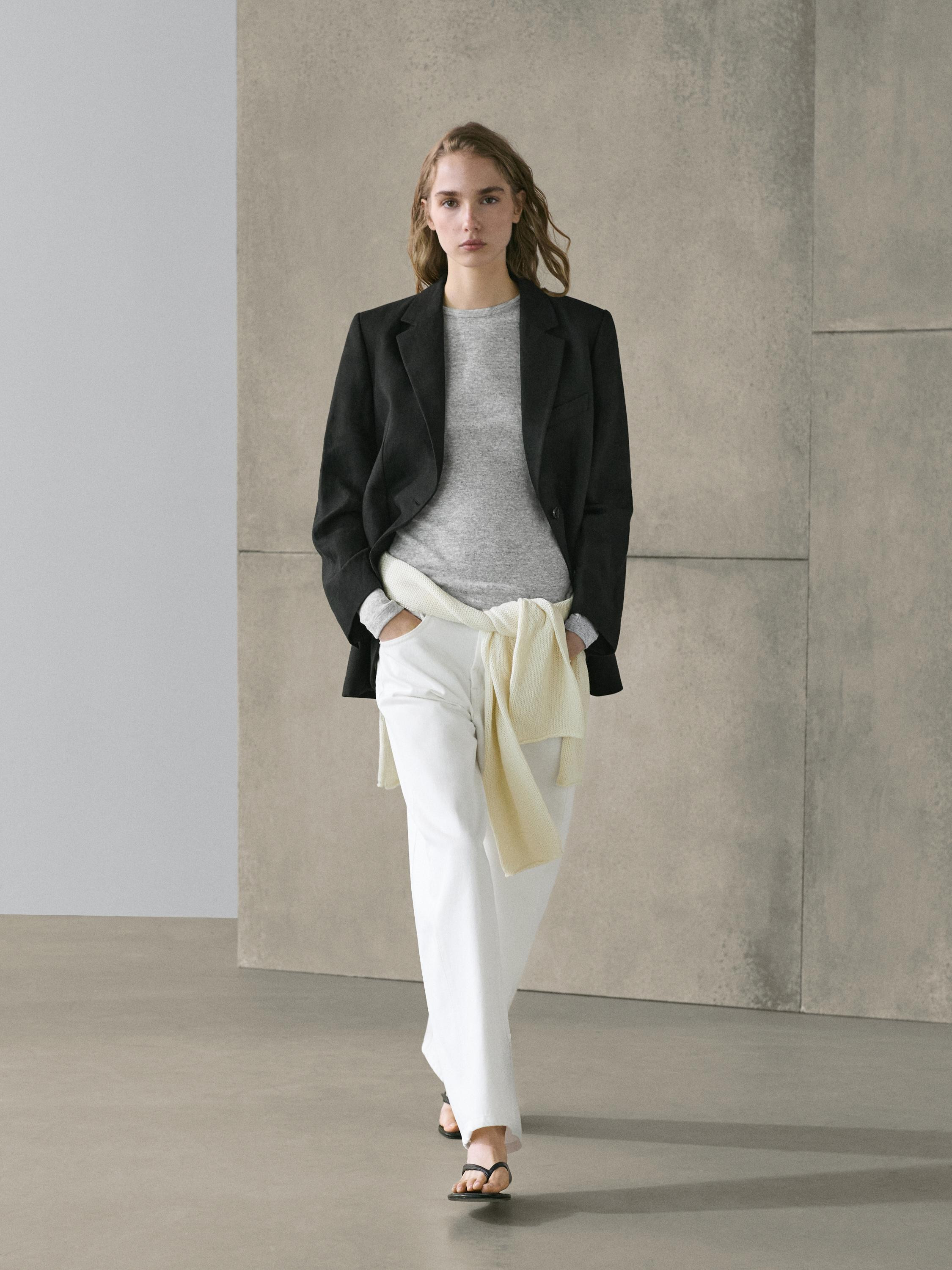 Mid-rise balloon fit jeans | Massimo Dutti UK