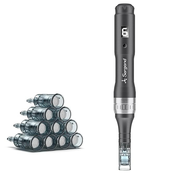 Microneedle Derma Roller Pen - Professional Microneeding 0.25 mm Derma Roller Beauty Pen - Micron... | Amazon (US)