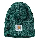 Carhartt Knit Cuffed Beanie, Tidal/Blue Spruce Marl, OFA | Amazon (US)