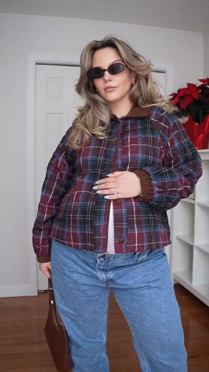 What I’m wearing in my third trimester to feel comfy & cute 🤍