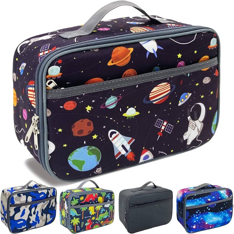 Kulle Lunch Box Kids,Insulated Lunch Box for Boys and Girls,Washable Lunch Bag and Reusable Toddl... | Amazon (US)