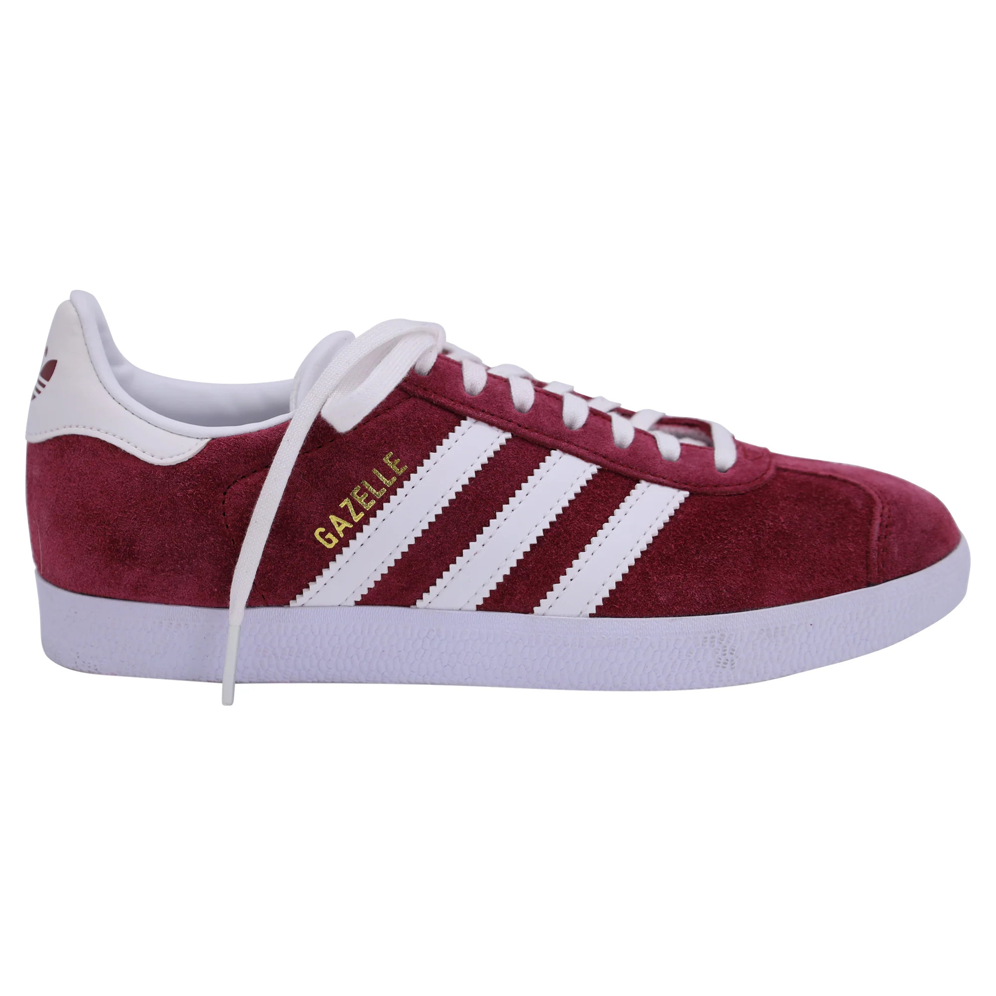 Adidas Gazelle Sneakers in Burgundy Suede | Shop Simon