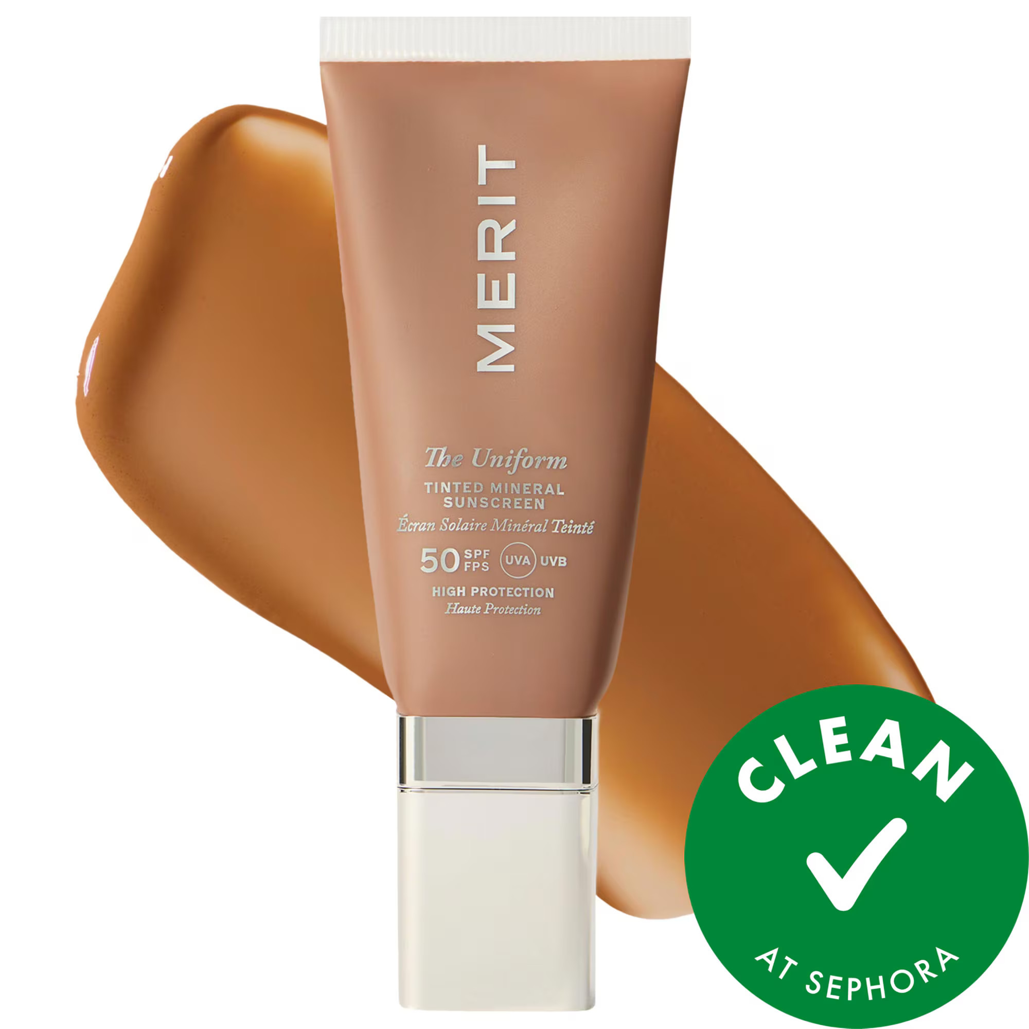 MERIT The Uniform Tinted Mineral Sunscreen Broad Spectrum SPF 45 30 1.7 oz/50 mL | Sephora (US)