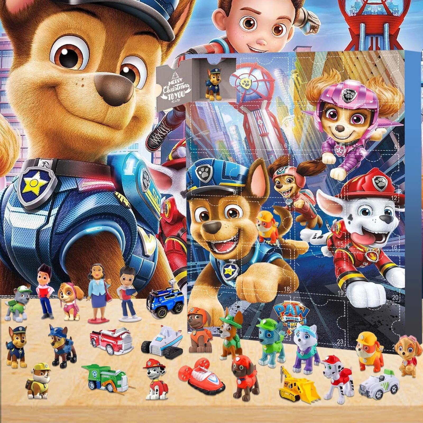 Christmas Advent Calendar for Kids and Adults, 24 Days Christmas Countdown, 24pc Cartoon Toys Orn... | Walmart (US)