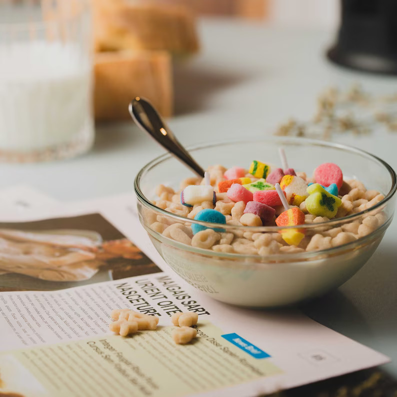 Cereal Scented Soy Candle - Etsy | Etsy (US)