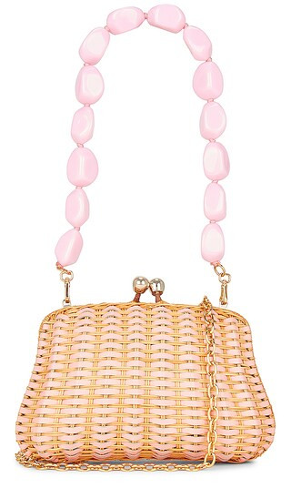 Blair Clutch in Light Honey with Rose | Revolve Clothing (Global)