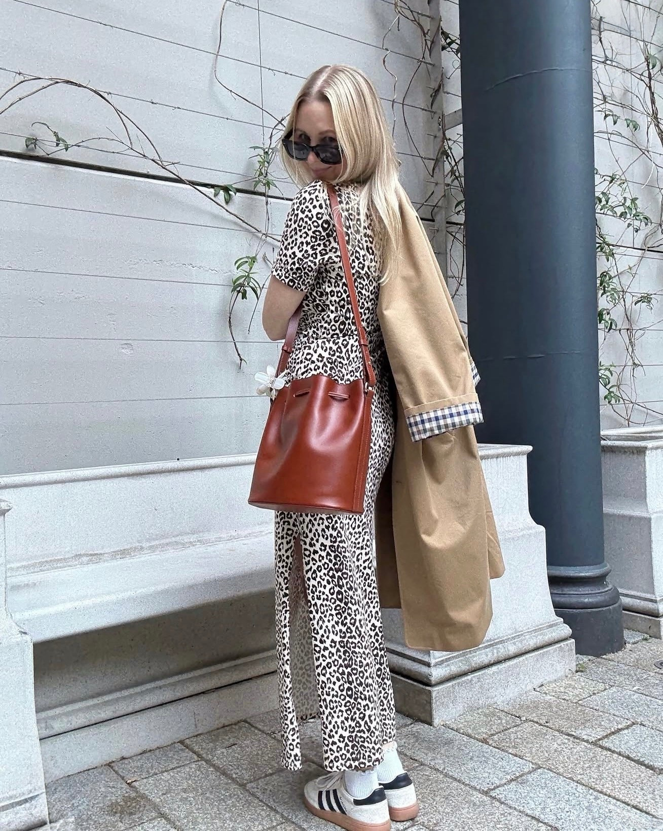 Favorit combo 🐆🧥👛 all by Sézane 