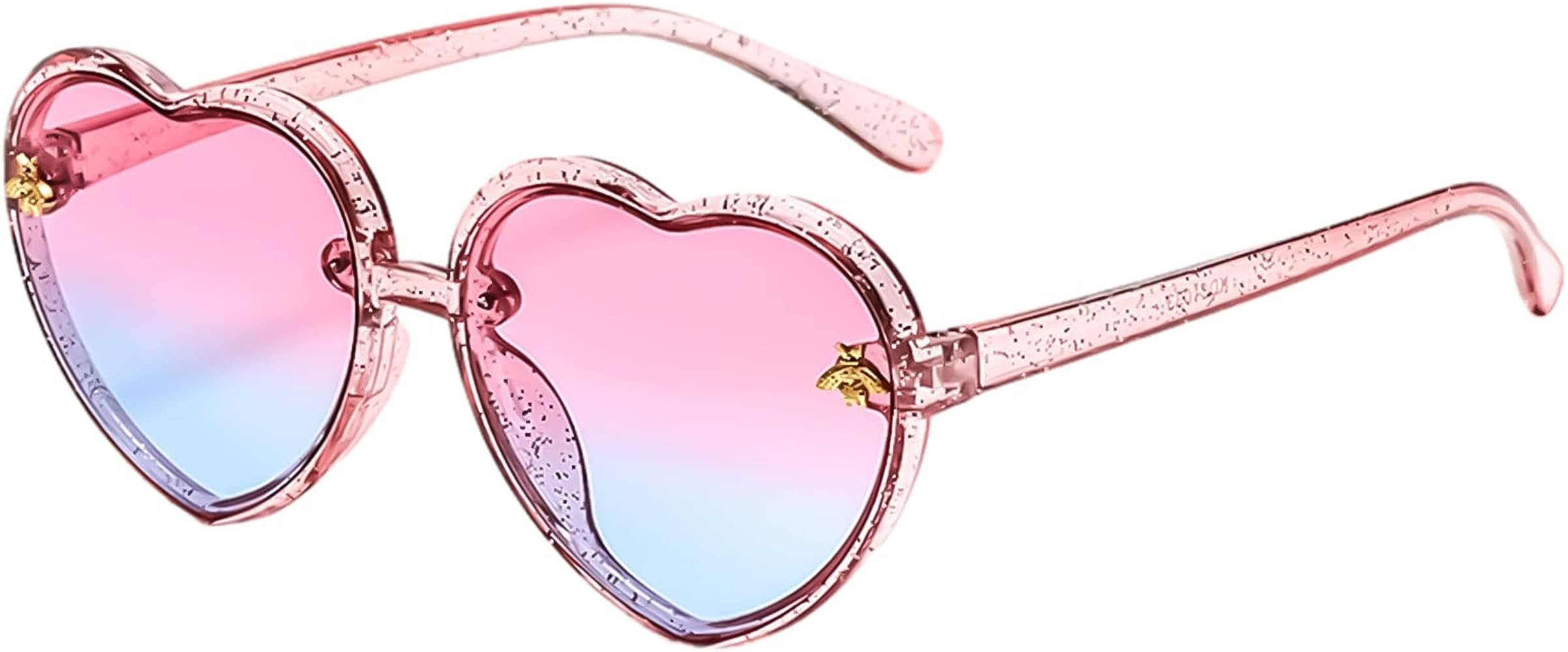 LOJUDI Heart Sunglasses Kids Girls - Boys Childrens Love Heart Shaped Sunglasses Trendy Cute for ... | Amazon (UK)