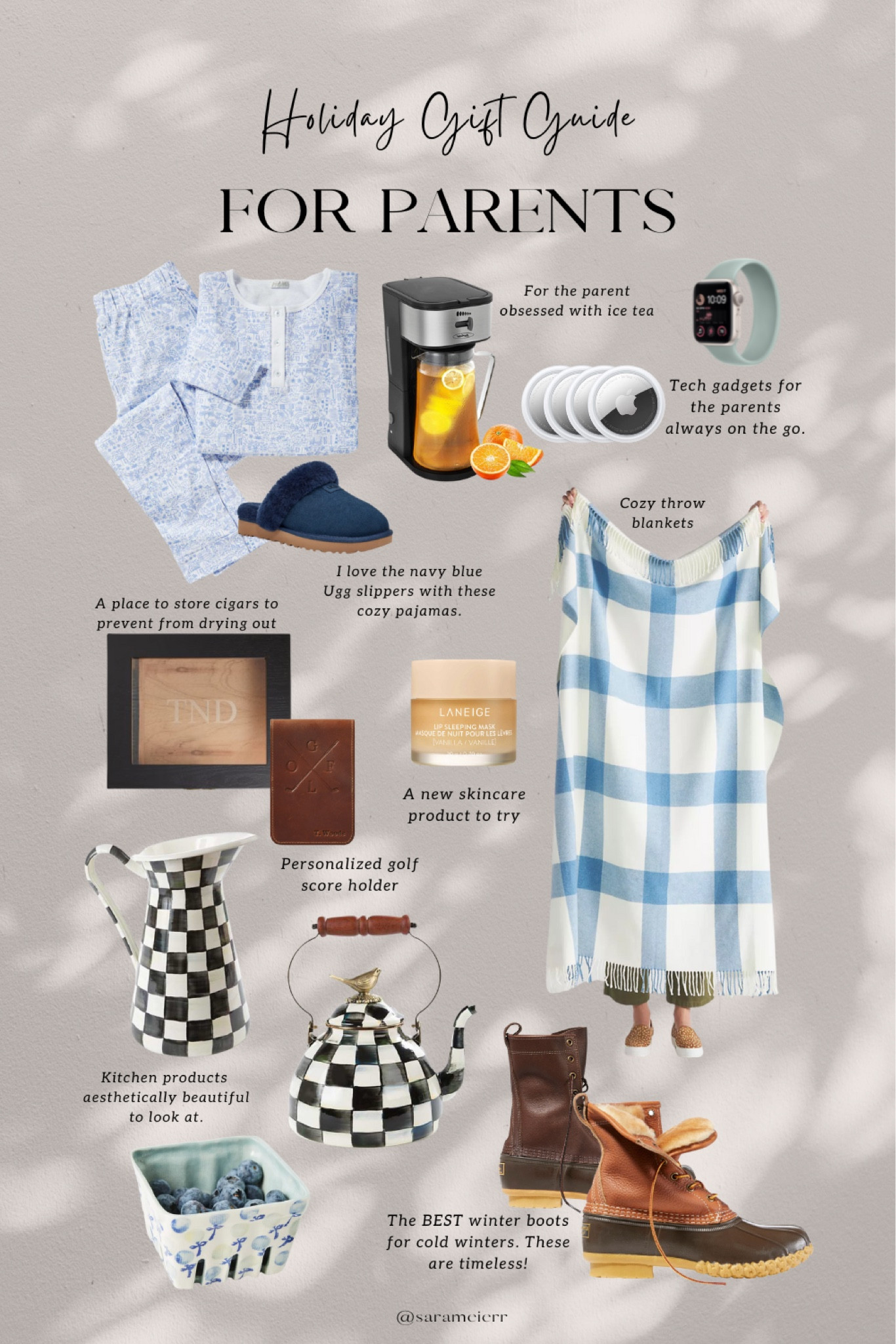 Holiday gift guide for PARENTS! Check my blog post for more suggestions www.the-modern-socialite.com

#LTKunder100 #LTKHoliday #LTKGiftGuide