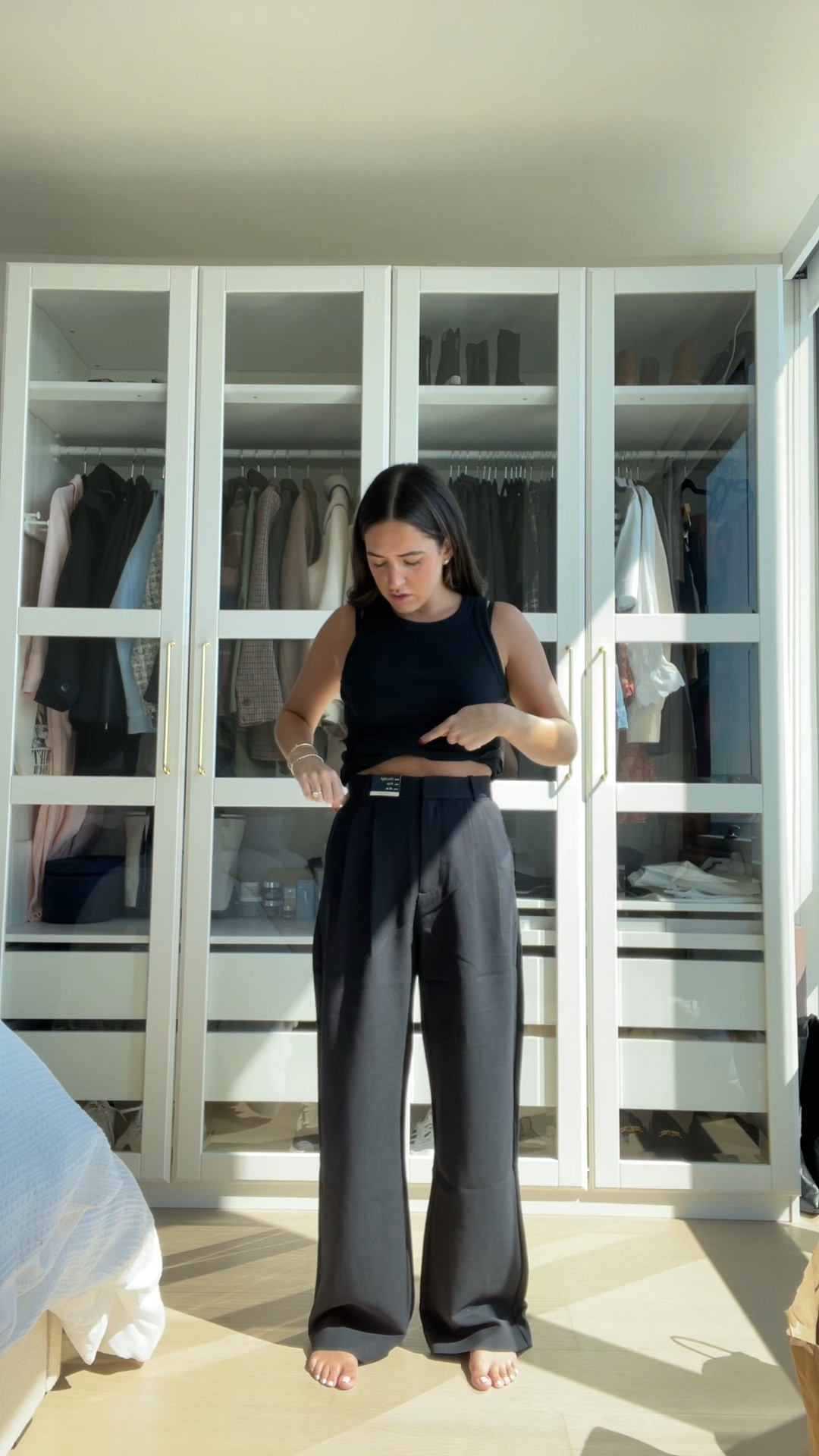 26 regular 
Curve Love A&F Sloane Tailored Pant

#LTKSeasonal #LTKfindsunder100 #LTKstyletip