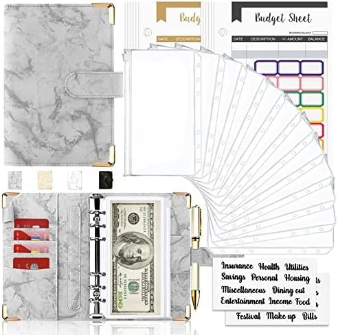 Onlyesh Budget Binder, Cash Envelopes for Budgeting, Money Organizer for Cash, 28Pcs Budget Binde... | Amazon (US)