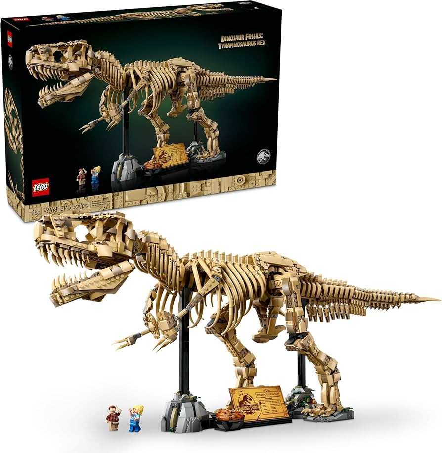 LEGO Jurassic World Dinosaur Fossils: Tyrannosaurus Rex - Building Set for Adults, Ages 18+ - Gif... | Amazon (US)