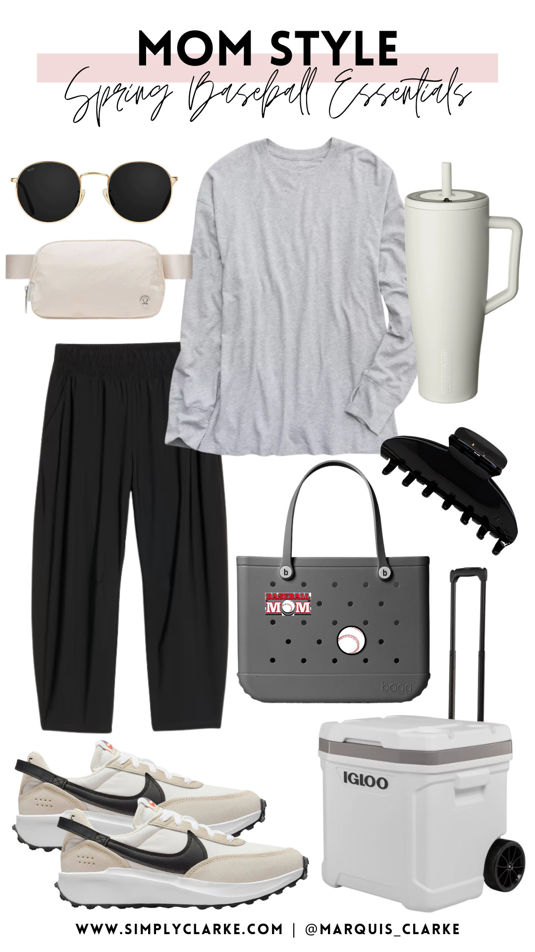 Baseball Mom Style! Easy layers, comfy kicks, and all the mom essentials to stay prepped from first pitch to snack break! Linking everything you need for spring game days!  

 #LTKootd #LTKActive