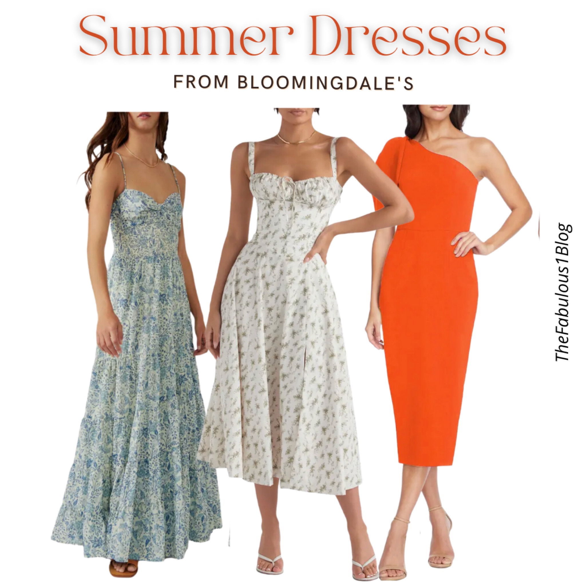 Bloomingdales tea shop length dresses