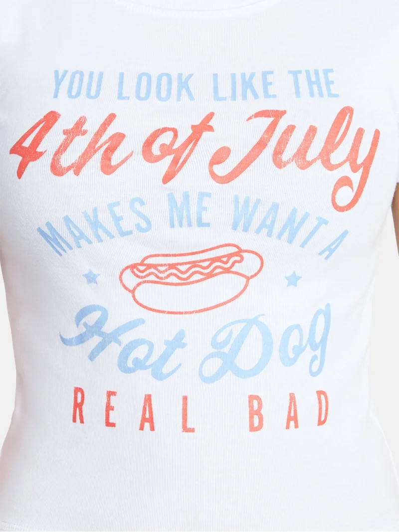 Legally Blonde Women's Fourth of July Graphic Tee with Short Sleeves, Sizes XXS-XXL | Walmart (US)