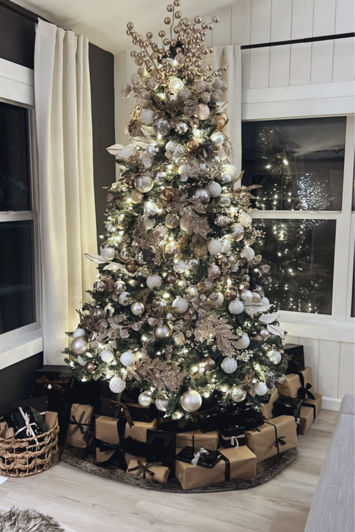 My Christmas tree links and similar options. 
(I used a faux fur blanket for my tree skirt).
Many of the tree picks are from Hobby Lobby, but I don’t have the option to link their products here. :) 

#LTKHoliday #LTKSeasonal #LTKhome