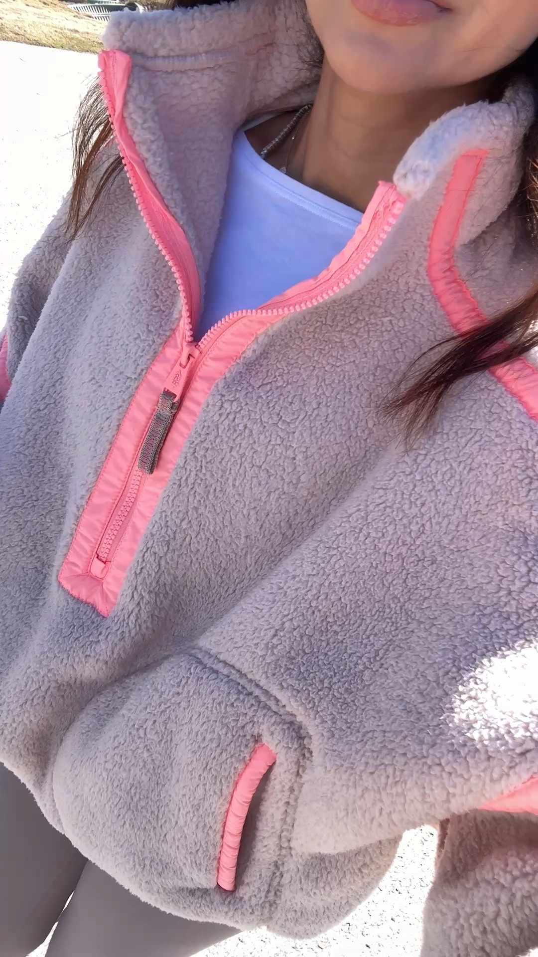 Love this fleece pullover! Super warm & cozy for these cold days, runs TTS I have the XS 

#LTKmomlife #LTKootd