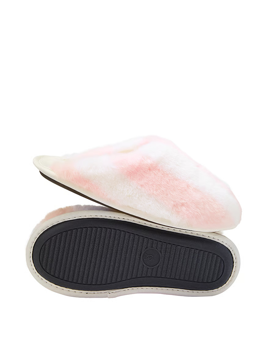 Buy Closed-Toe Faux Fur Slippers, Black - Order Slippers online - Victoria's Secret US | Victoria's Secret (US / CA )