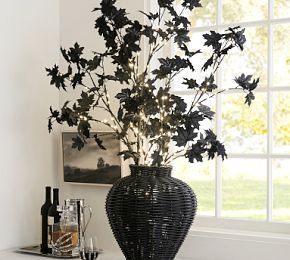 Faux Lit Maple Leaf Branch | Pottery Barn (US)