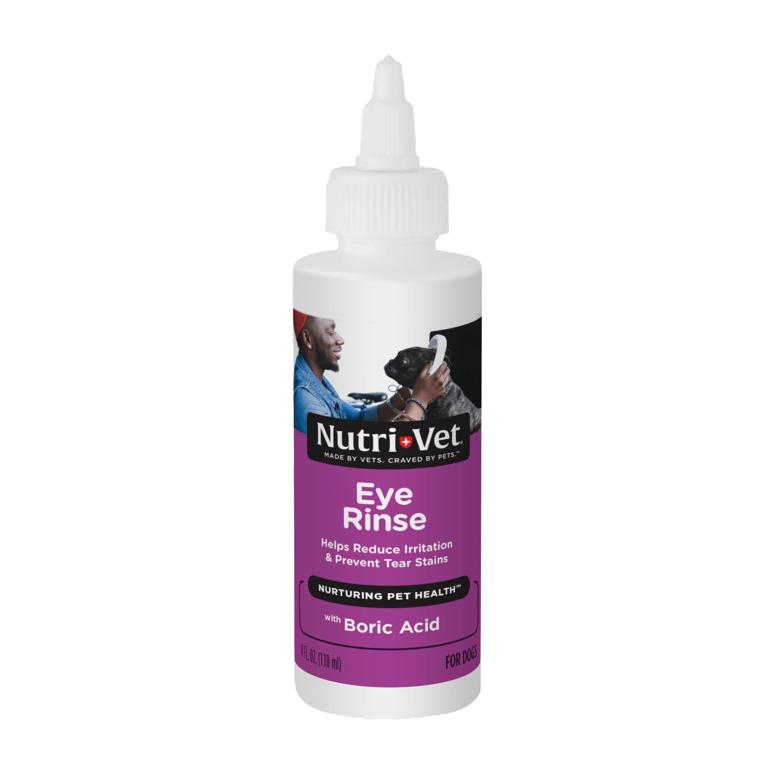 Nutri-Vet Eye Rinse for Dogs, Dog Tear Stain Remover, Eye Wash, Allergy Relief for Pet Puppies, P... | Amazon (US)