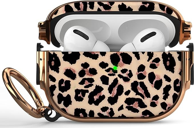 Maxjoy for Airpods Pro 2nd Generation/1st Generation Case with Lock, Leopard AirPod Pro 2 Case Pr... | Amazon (US)