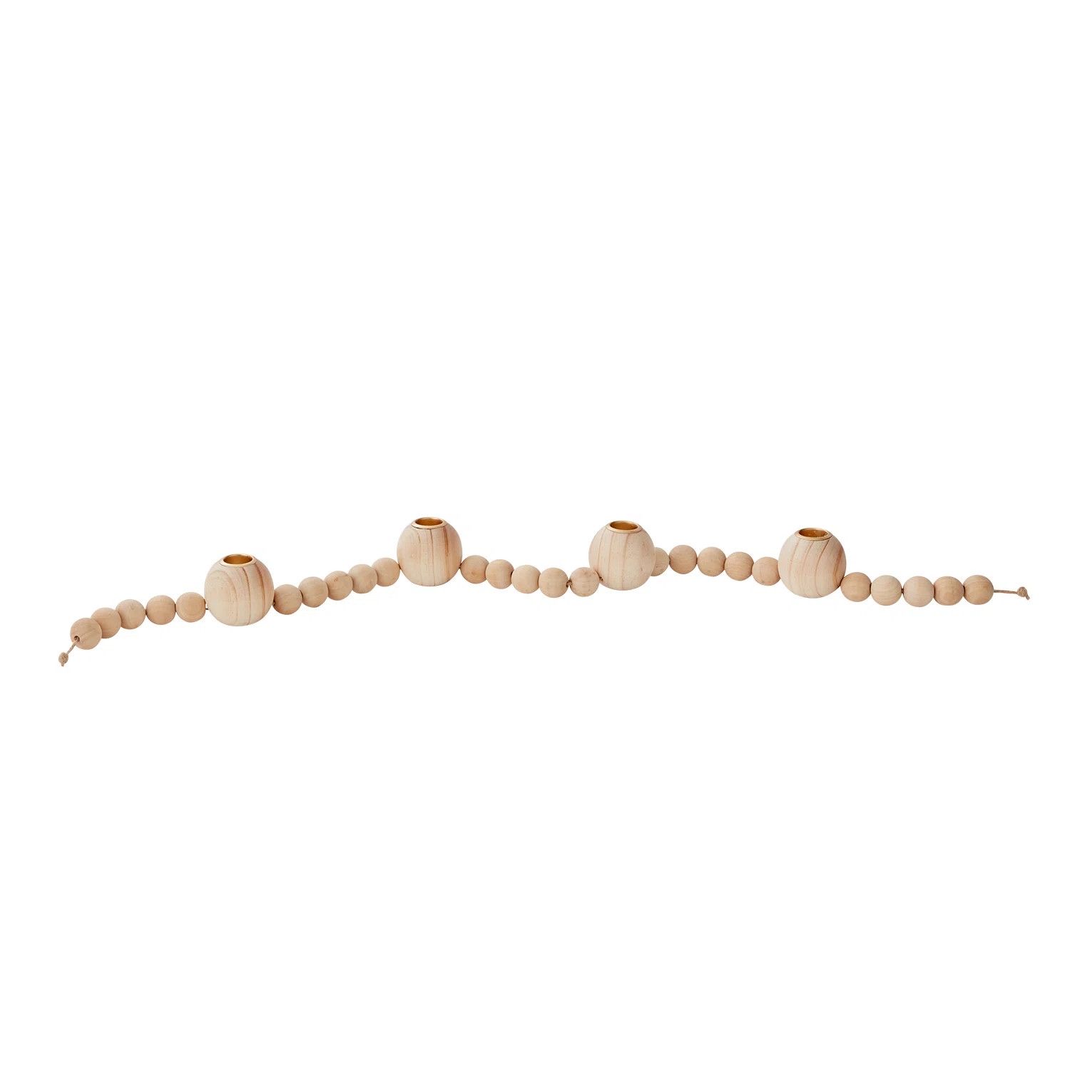 1.75'' H Wood Tabletop Candelabra | Wayfair North America