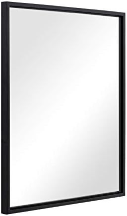 ANDY STAR Bathroom Mirror, Clean Large Modern Black Frame Wall Mirror | 30x40-Inch Contemporary P... | Amazon (US)