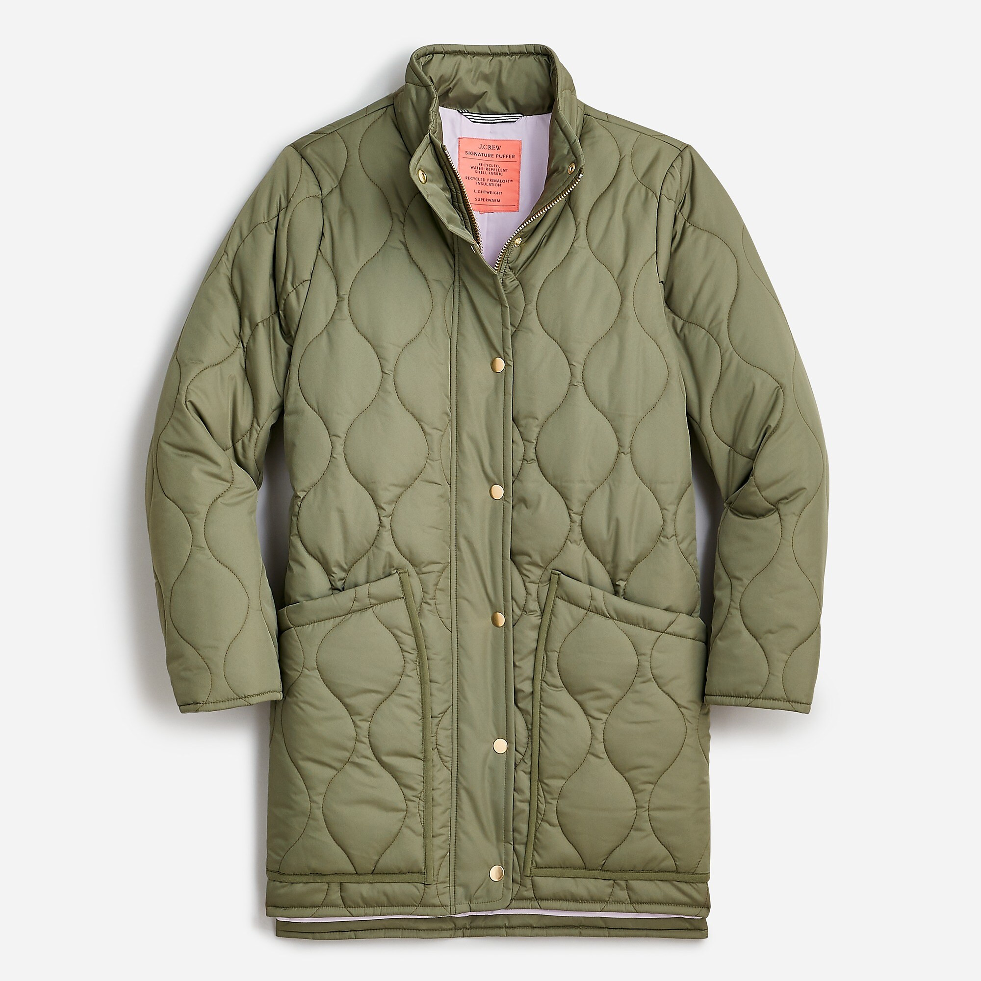 New quilted cocoon puffer coat | J. Crew US