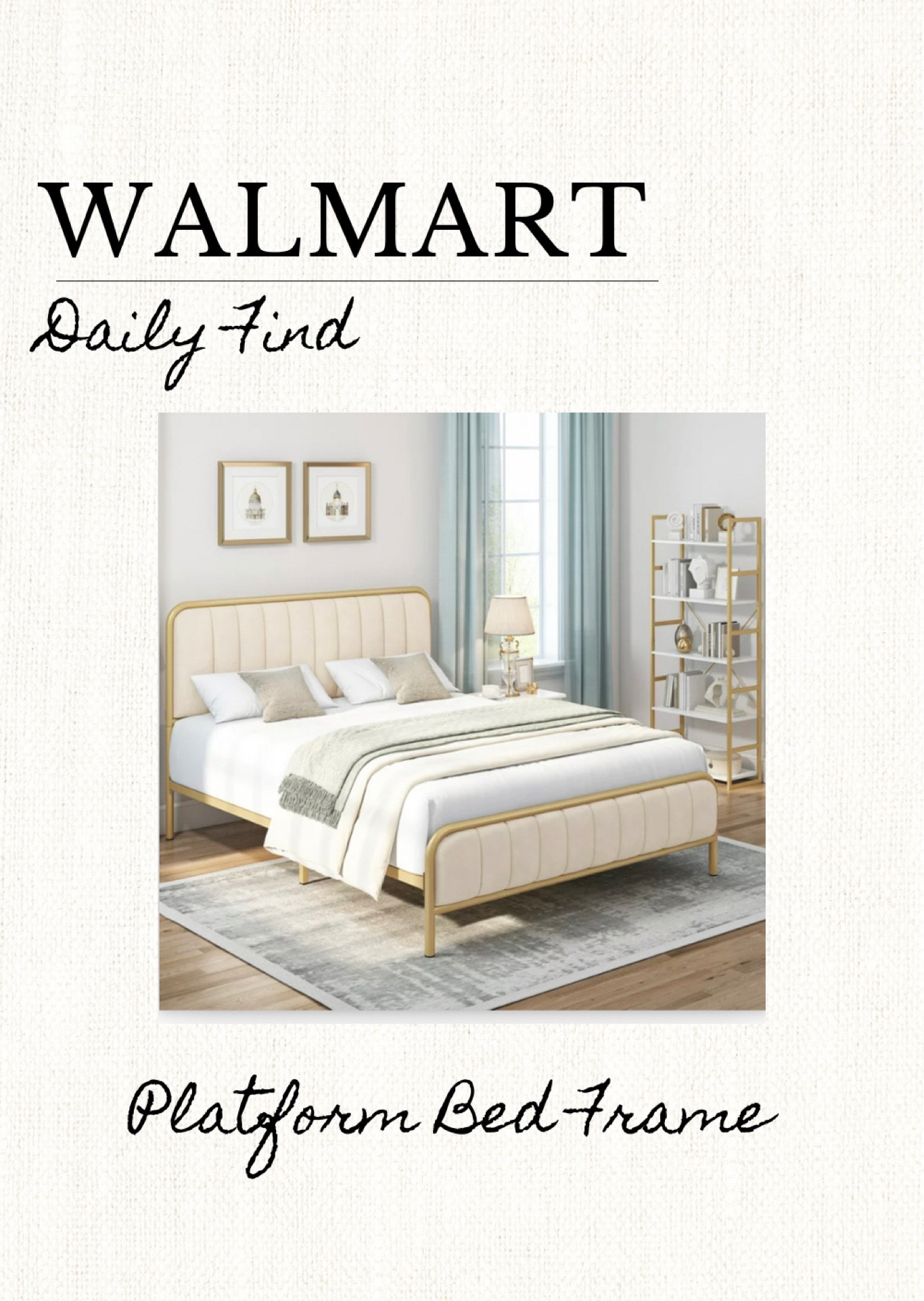 Walmart bed frame under $200

#LTKFind #LTKsalealert #LTKhome