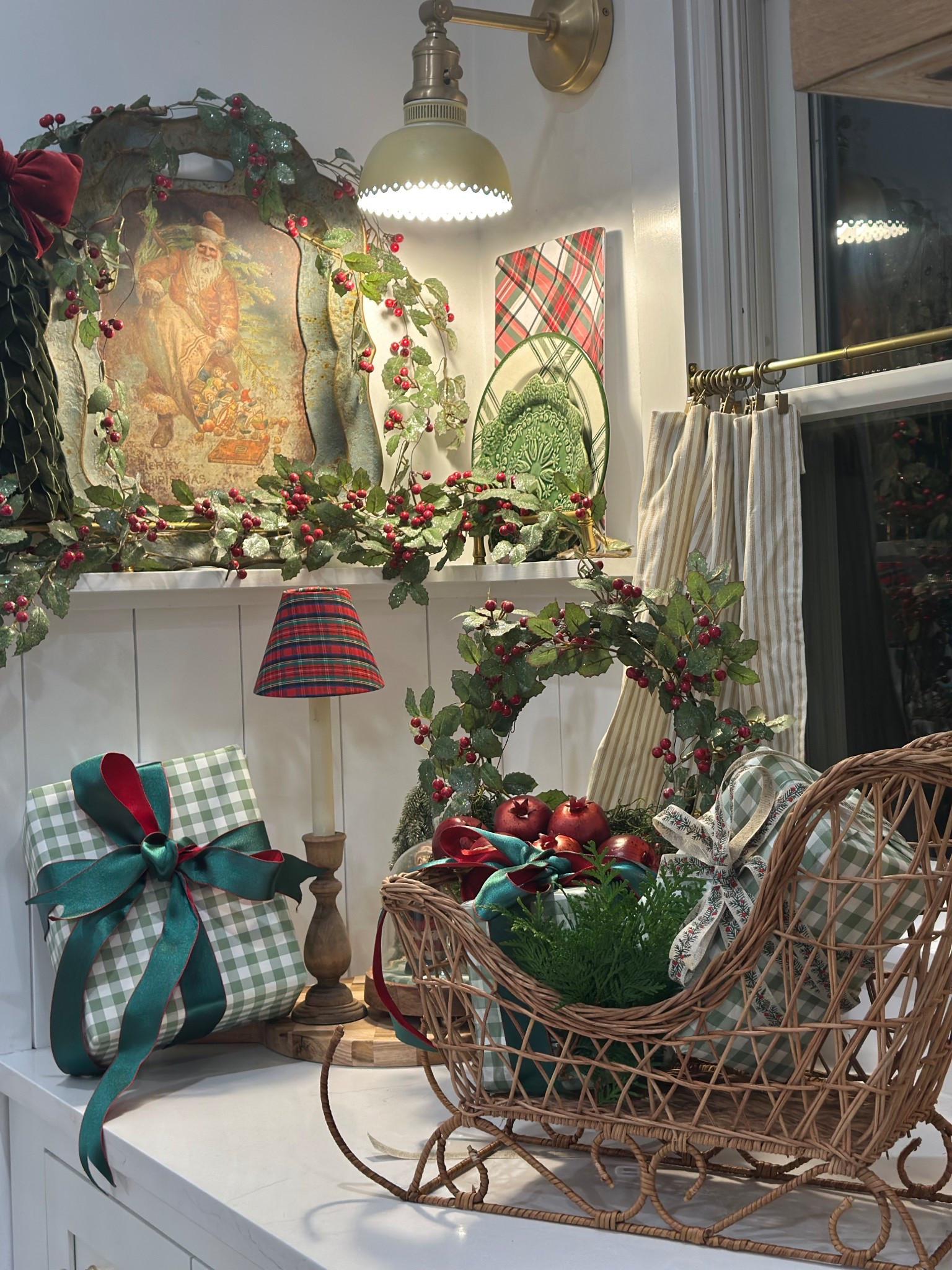 Christmas Wrapping made easy with this gingham paper.  Add some bells and beautiful ribbon!

#LTKHoliday #LTKSeasonal