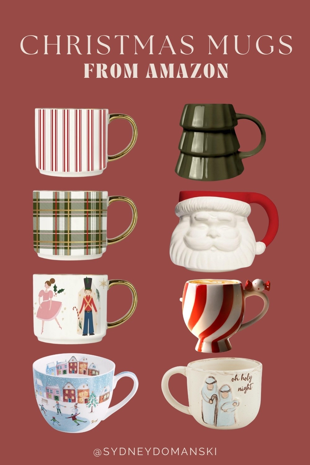 Christmas mugs from Amazon! The perfect Christmas decor to add to your morning routine this holiday season! 🎄 

#christmasdecor #amazonchristmasdecor #amazonhome #christmasmugs #christmasgiftguide 

#LTKSeasonal #LTKHoliday #LTKHome