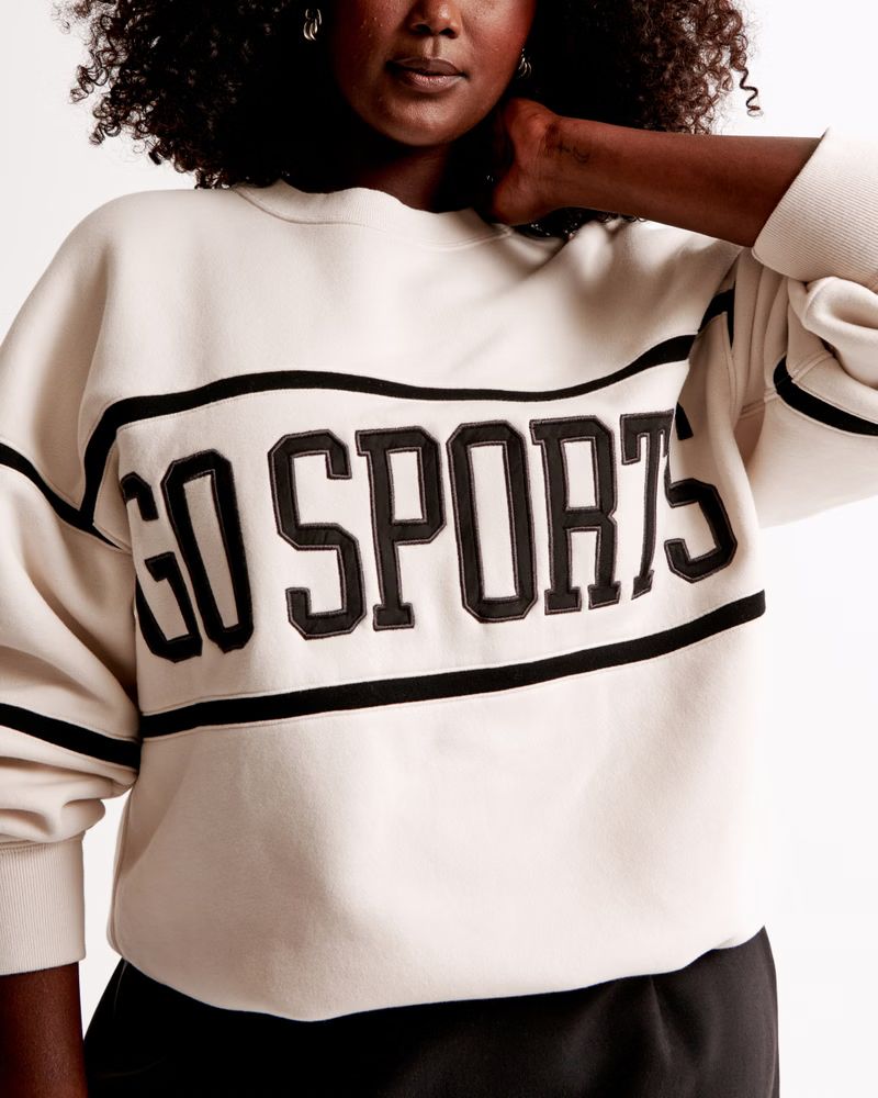 Women's Go Team Vintage Sunday Crew | Women's New Arrivals | Abercrombie.com | Abercrombie & Fitch (US)