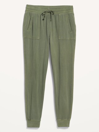 High-Waisted Garment-Dyed Street Jogger Pants for Women | Old Navy (US)