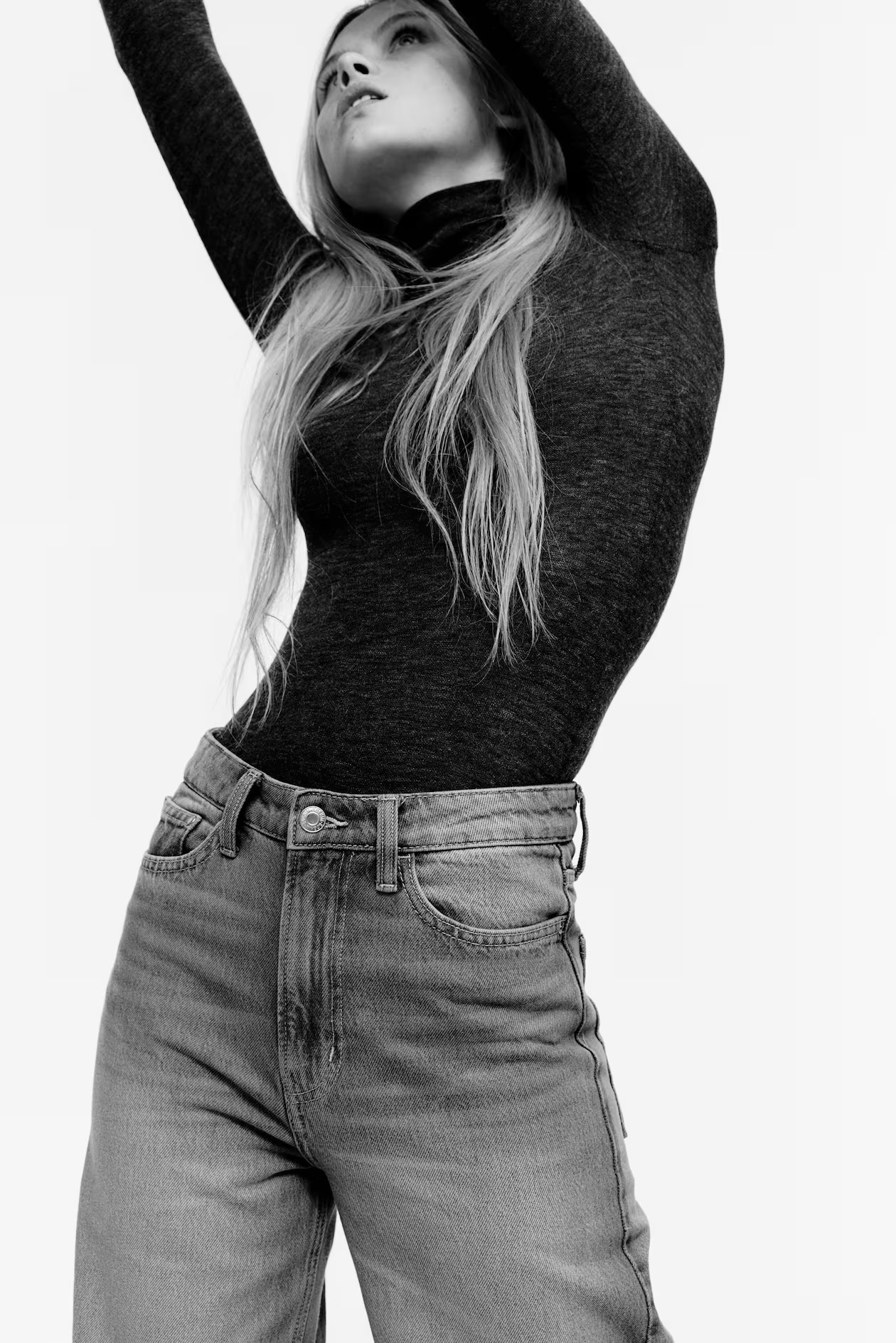 Ava Ultra High Rise Wide Leg Jeans | H&M (US + CA)