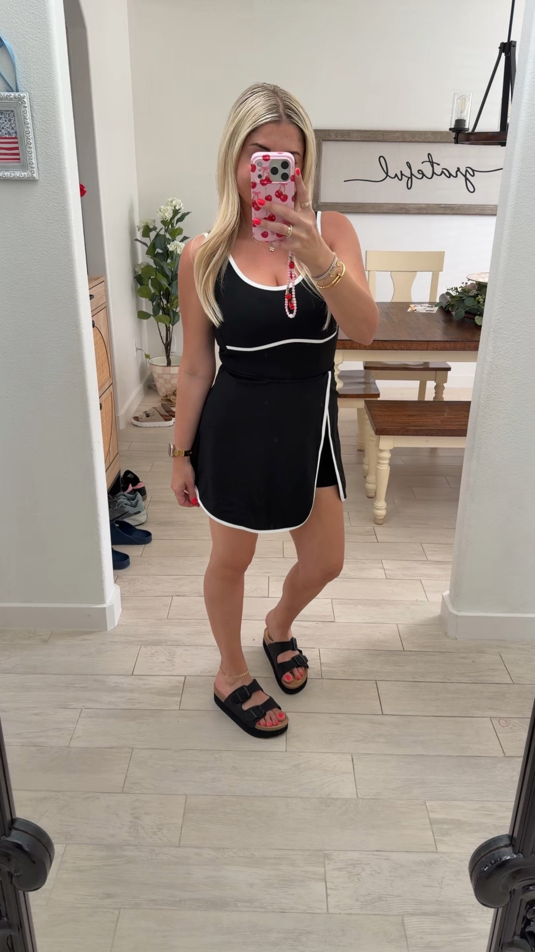 Summer outfit
Dress small
Sandals tts

#LTKootd #LTKSaleAlert