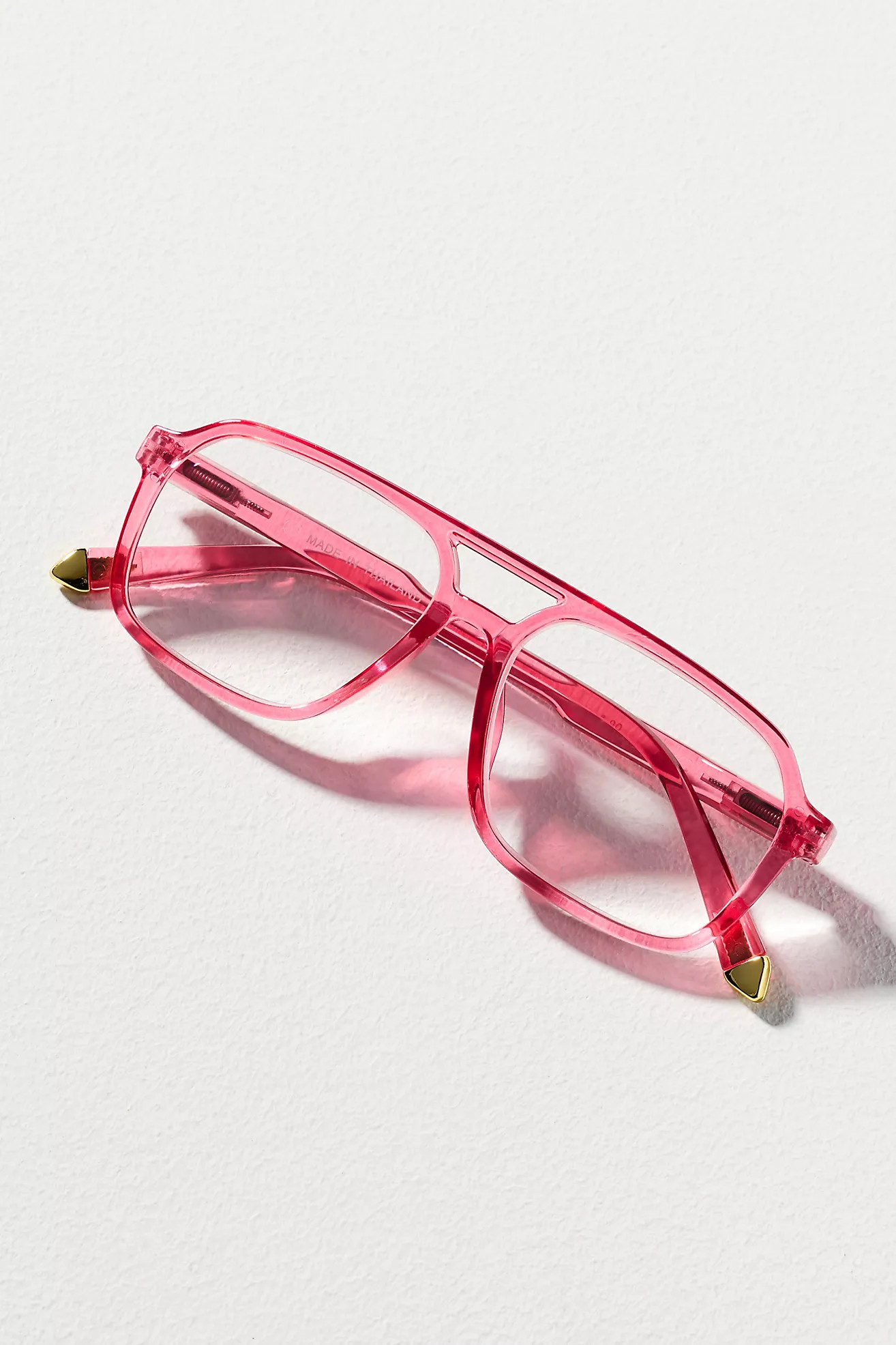 Elite Eyewear Flat-Top Aviator Blue Light Readers | Anthropologie (US)