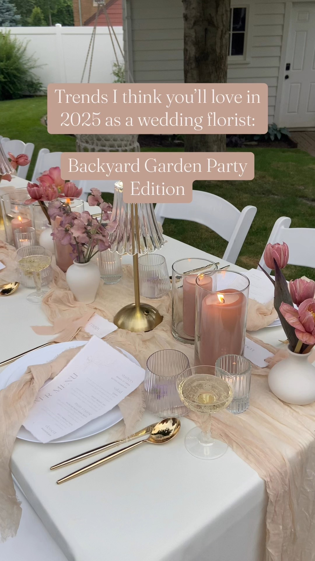 Backyard Garden Party Hosting Must-Haves 🌸✨
Hosting at home just got so much easier (and prettier). Whether you're planning a bridal shower, rehearsal dinner, or a dreamy backyard gathering, here are my favorite hosting finds that bring the elevated garden party vibes—without the stress. Most of these are reusable or recyclable too!

🕯️ Ribbed cordless lamps – the cutest glow for any table, no outlets needed
🥂 Disposable ribbed glassware – chic and mess-free
🍴 Gold disposable utensils – elegant, elevated, and practical
🌼 Ceramic bud vases – my go-to for effortless floral moments
🕯️ Desert rose pillar candles – soft, romantic light in the perfect muted tone
🍽️ Beige linens + cheesecloth runners – neutral base layers you'll use again and again

Everything you need to recreate the look from our recent team dinner setup that’s perfect for any hosting occasion. Light, airy, and simple to pull together!

Tap to shop or save for your next event 🌿

#LTKParties #LTKSeasonal #LTKHome