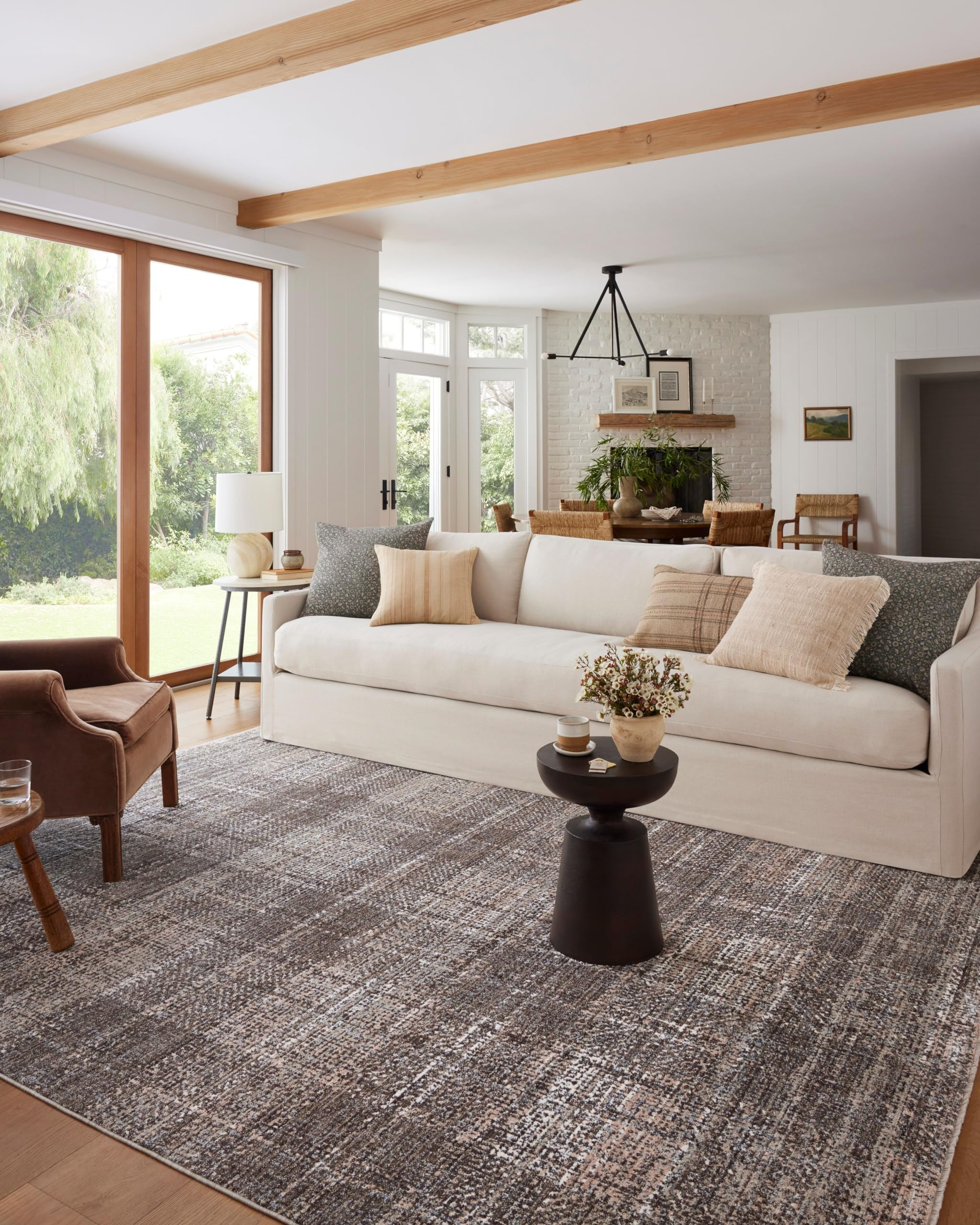 Loloi Angela Rose Ember Collection EMB-05 Graphite/Multi 5'-3" x 7'-6" Area Rug | Amazon (US)