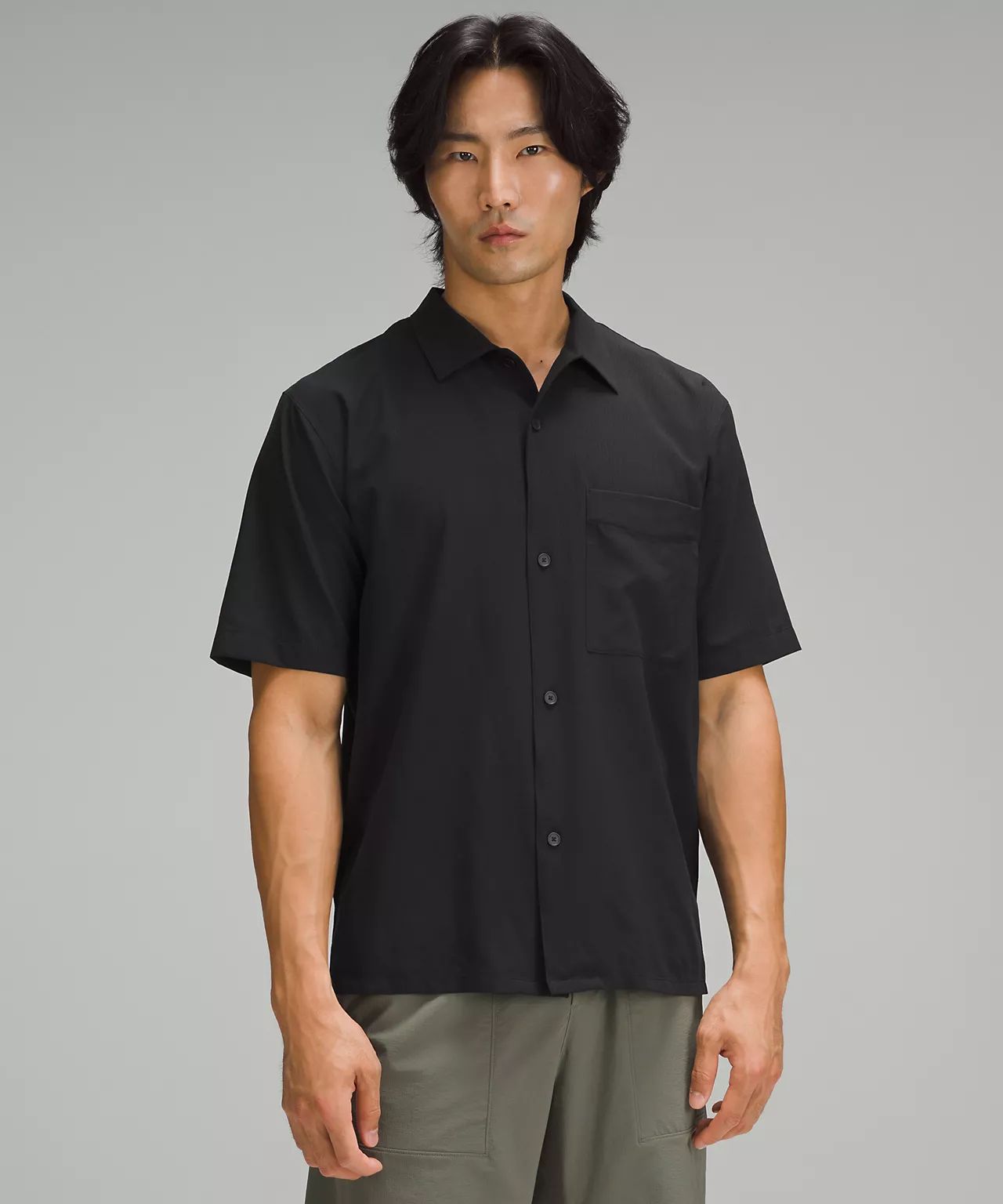 Airing Easy Camp Collar Shirt | Men's Short Sleeve Shirts & Tee's | lululemon | Lululemon (US)