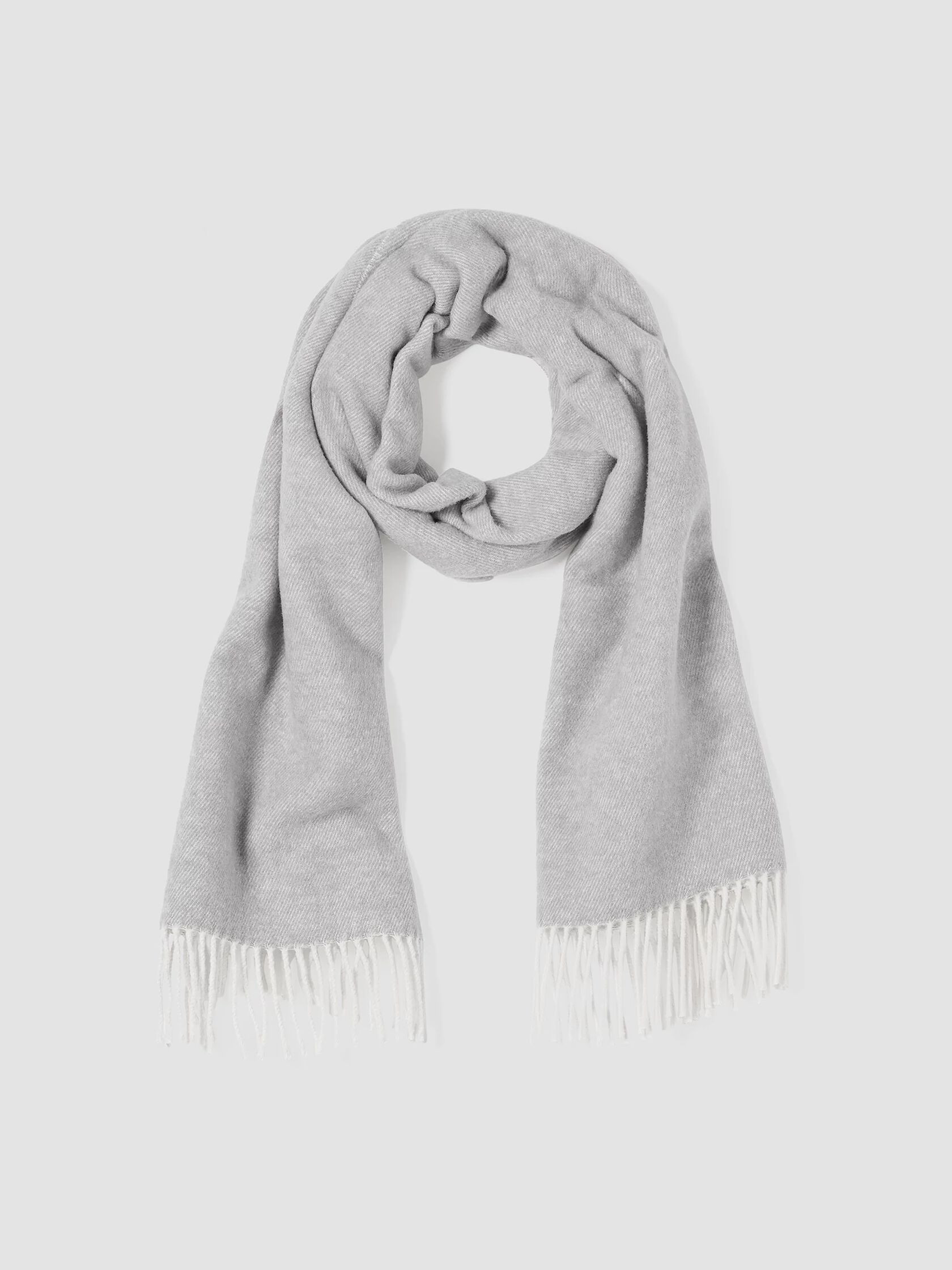 Brushed Recycled Cotton Cashmere Scarf | Eileen Fisher