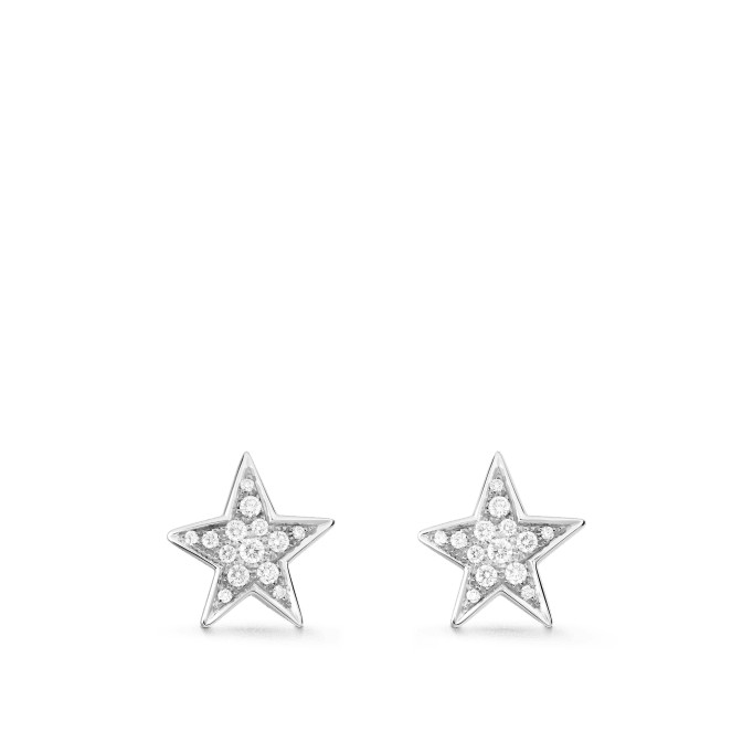 Com\u00e8te G\u00e9ode Earrings White Gold & Diamond - J1611 | CHANEL | Chanel, Inc. (US)