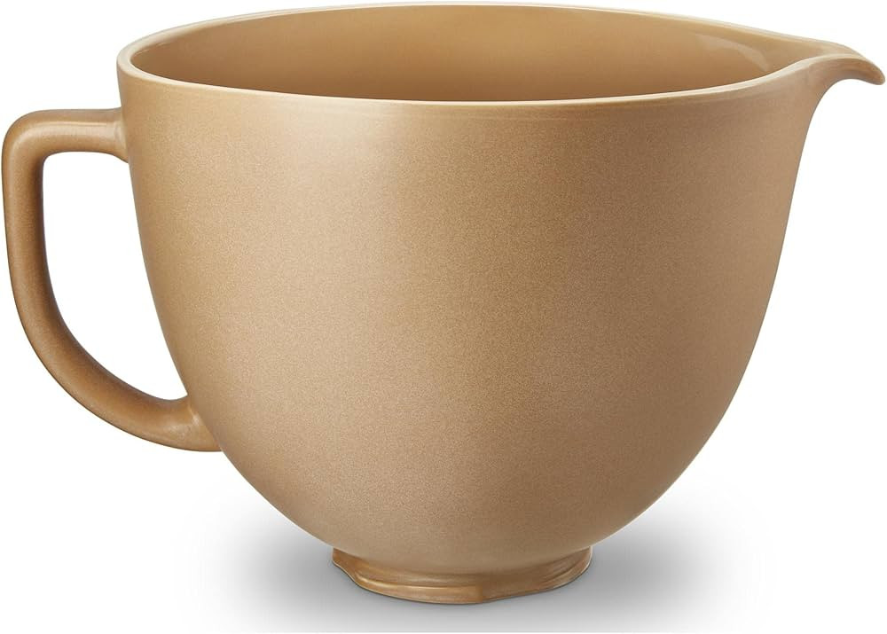 KitchenAid 5 Quart Ceramic Bowl for all 4.5-5 Quart Tilt-Head Stand Mixers KSM2CB5PFC, Fired Clay | Amazon (US)