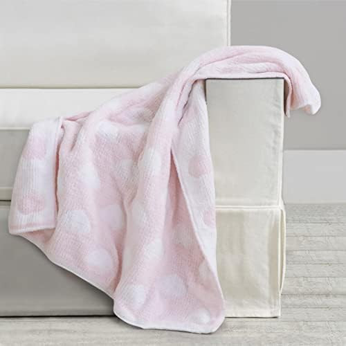Baby Chenille Blanket, 2-Layer Baby Girl Blankets, Knit Baby Blanket Made of Yarn-Dyed Knitted Ch... | Amazon (US)